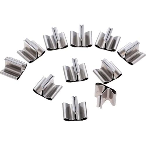 50Pcs Wood Candle Wick Sustainer Tabs Candle Base Clip Iron Holder for Candles Making DIY Fixe Wood Candle Wicks Candle Supplies