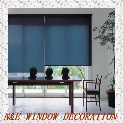 Free shipping-high quality window shades 100% blackout roller blinds customized size many colour available