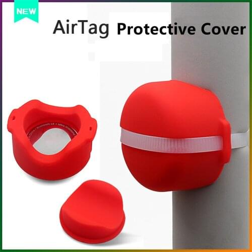 Case For Apple AirTag Bike GPS Anti-Lost Silicone Protective Sleeve Shell Bicycle Tracker Protector Cover Cycling Accessorie