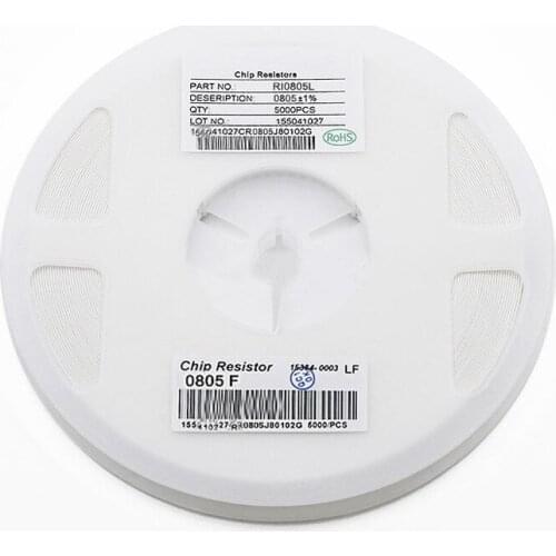 100Pcs 0805 SMD 1/8W chip resistor 0R ~ 10M 0 10R 100R 220R 330R 470R 1K 4.7K 10K 47K 100K 0 10 100 330 470 ohm