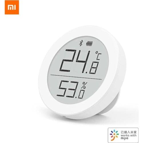 XIAOMI MIJIA Thermometer QPing electronic room thermometer Smart Bluetooth Hygrometer Digital clock Humidity Sensor Mihome APP