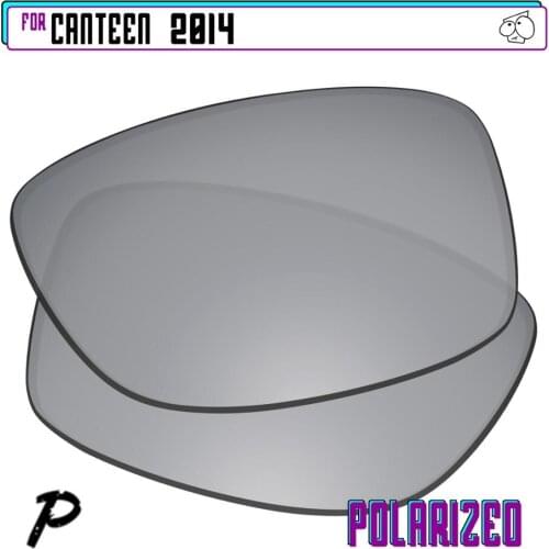 EZReplace Polarized Replacement Lenses for - Oakley Canteen 2014 Sunglasses - Silver P