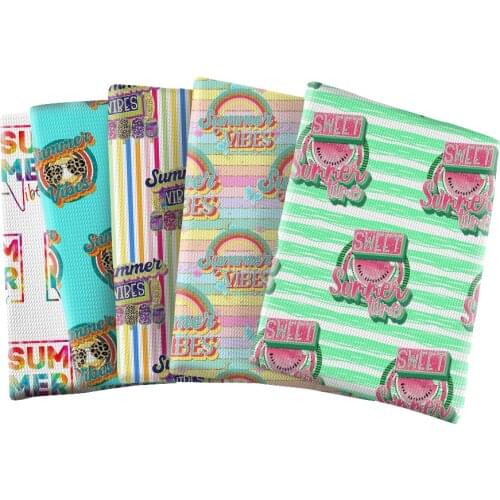 Hot Summer Pattern Printed Bullet Textured Liverpool Patchwork Tissue Kids home textile 50*145cm