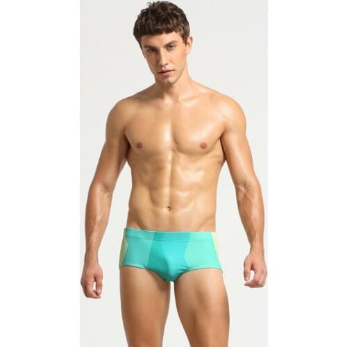 NEW Brand SEOBEAN Men Swimming Trunk Sexy Shorts male Training spandex Swimsuit Workout fitness bath surfing hombre swimwear