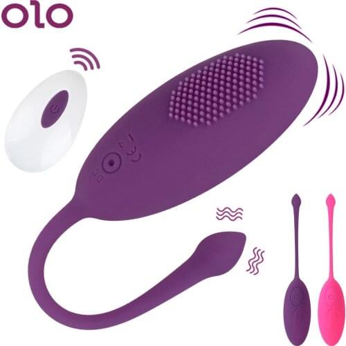 OLO Kegel Ball Vibrating Egg Vagina Vibrator Clitoris Stimulator for Women Jumping Egg Remote Control G-Spot Massage Sex Toys