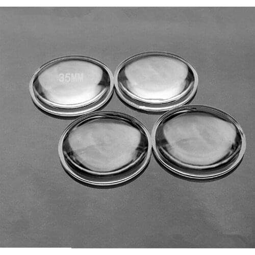 Plastic LED convex lens 20.5MM Thickness 8.0mm Plano Convex lens Flashlight focusing optical lens