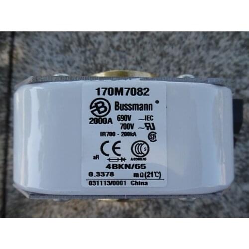 Fuses: 170M7062 2000A 690V / 170M7082 2000A / 170M7102 2000A / 170M7122 2000A 690V aR