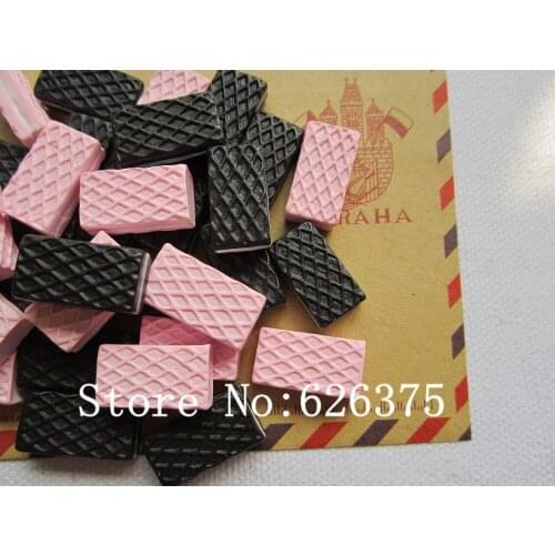 Rena!! Min.order $6 (mix order), Resin Kawaii Mix Chocolate for Hair Bow Scrapbooking Phone Deco, DIY (10*18mm), Free Shipping