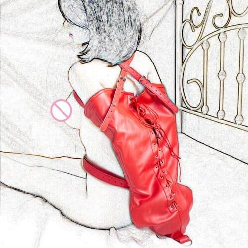 Adult Sex Games Slave Restraints Leather Bondage Clothes Hand Bondage BDSM Torture Sex Tools For Women Couples Fetish Toys