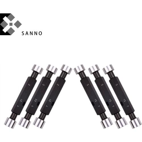 High precision smooth plug gauge 9.5 / 10.5 / 11.5 / 12.5 / 13.5 / 14.5 H7 / H8 / H9 measuring tool hole pin gauge go nogo gage