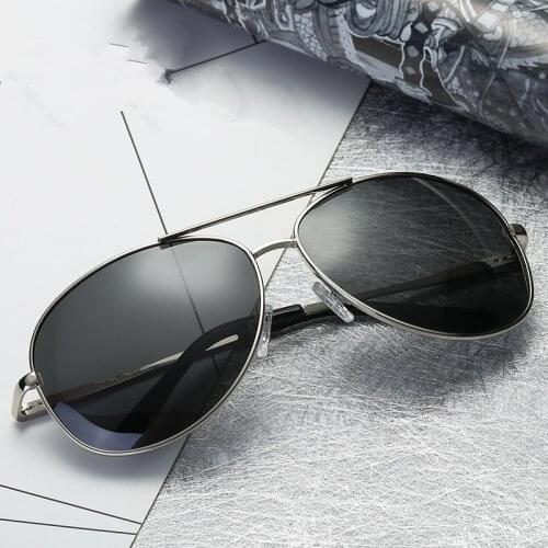 New pilot polarized mens sunglasses fashion ladies glasses UV400 oval metal frame sunglasses brand sports driving sunglasses