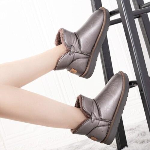 2021 Winter Thickened Snow Cotton New Large Size Thickened Cold Velvet Cotton Boots Round Head Non-slip Cotton To Keep Warm