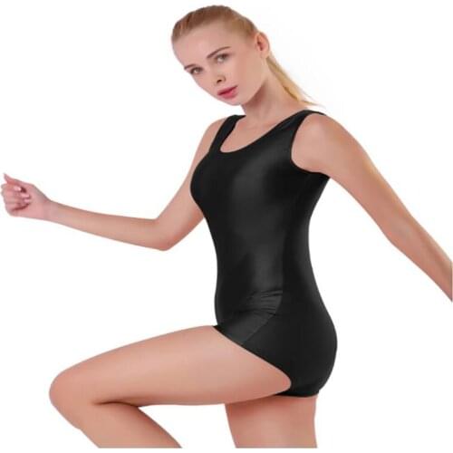 Speerise Adult Women Sleeveless Bodysuit Playsuit Summer Tank Biketard Gymnastic Unitard One Piece Jumpsuit for Dance