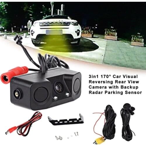 Car Visual Reversing Car Parking Sensor Assistant Rear View Camera Sensors Reverse Radar with Backup Radar Parking Sensor