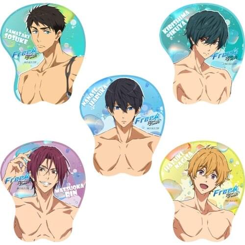 Brdwn Free! Nanase Haruka Sosuke Yamazaki Rin Matsuoka Ikuya Kirishima Hazuki Chinese Official Authorization Cosplay Mouse Pad