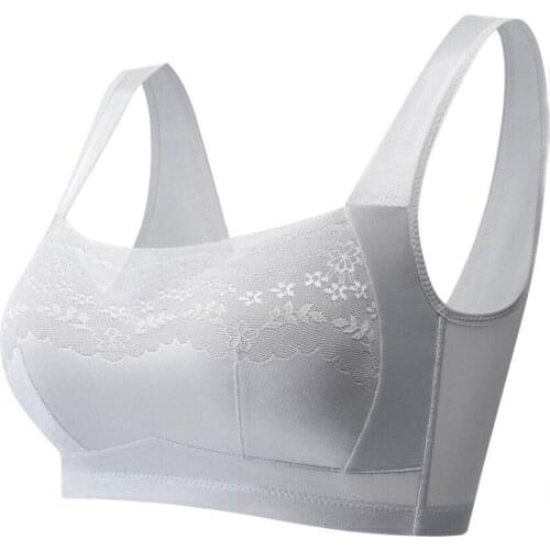 Mastectomy Bra Tube Top Type Rimless Underwear Gathered Seamless Lace Bra for Silicone Breast Forms Prosthesis Fake Boobs