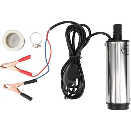 DC 24V Self Priming Pump Portable Water Oil Car Engine Pumps For Diesel Kerosene W/Filter Net