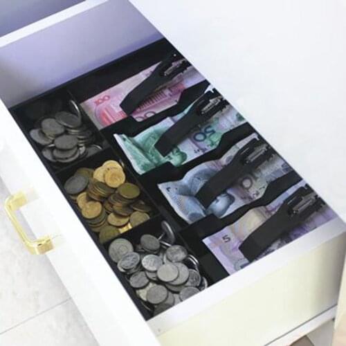 404x245x360mm Money Cash Coin Register Insert Tray Replacement Cashier Drawer Storage Cash Register Tray Box Classify Store