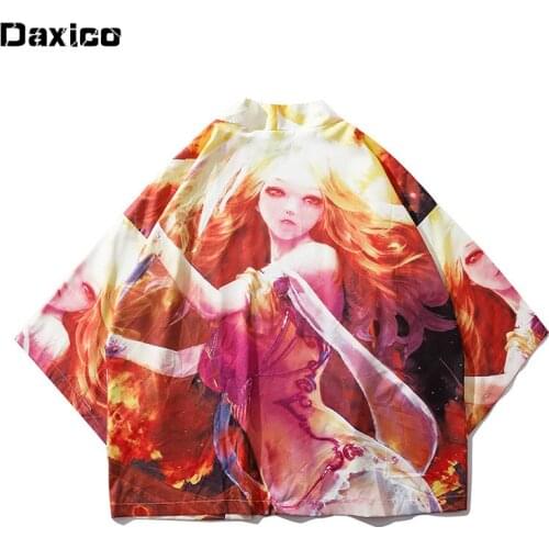 Traditional Japanese Kimonos Cardigan Men Women Sunscreen Thin Loose Summer Japanese Kimono Yukata Asian Clothes New Mens Blouse