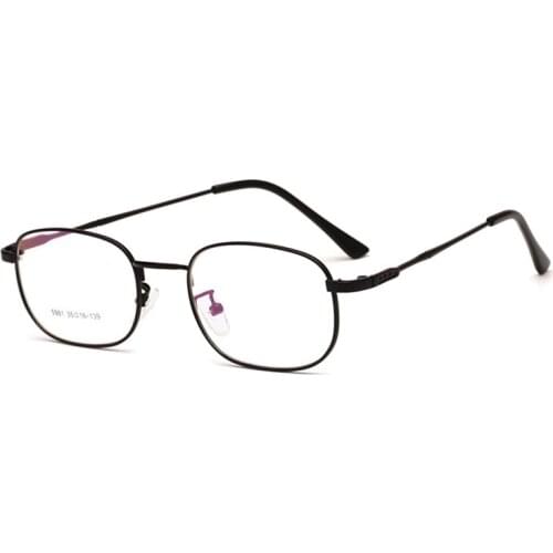 Computer Eye Glasses Frames Fashion Reading Glasses Frames Clear Transparent Women Eyeglasses Frame Metal Eyewear 5981OLO
