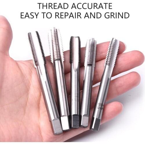 1PC M10 M12 M14 M16 M18 M20 Metric HSS Right Hand Thread Tap Threading Tool 6542[All Sizes]