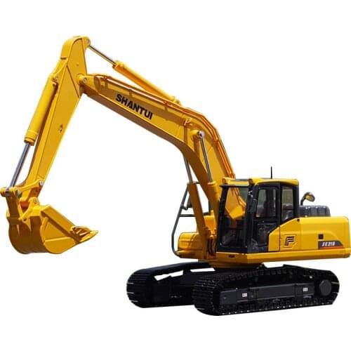 1/35 Metal Alloy Die Casting Shantui SE215 Excavator Simulation Car Model Adult Collection Childrens Toy Gift Display