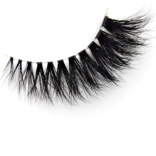 Visofree Mink Eyelashes Clear Band Eye Lashes Crisscross Transparent Band False Eyelashes Handmade Dramatic Lashes Upper Lash F2