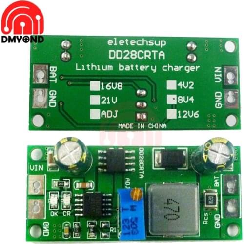 New DD28CRTA 1A 3.7-18.5V Charging Board For Lithium Batteries Or Lithium Battery Packs Power Supply