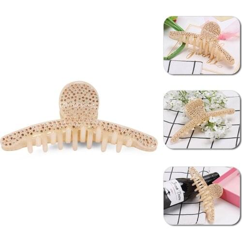New Style Full Pave Rhinestone Hair Clips Acrylic Large Hair Claw Hot Sale Top Quality Hair Jewelry