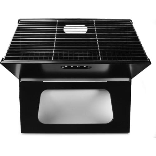 Portable Charcoal Grill Foldable Bbq Grill Heat Resistant Detachable Eco Beach Picnic Camping Hiking Park Kitchen Bbq Tool