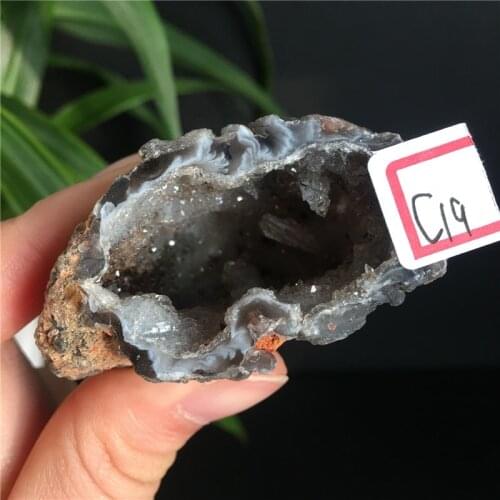 Natural Agate Geode Quartz Crystal Cluster Minerals Reiki Healing Home Decoration