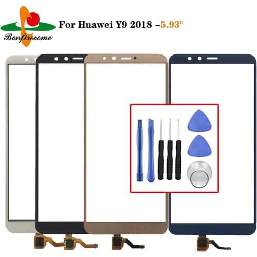 For Huawei Y9 2018 FLA-AL00 FLA-AL10 FLA-AL20 Touch Screen Touch Panel Sensor Digitizer LCD Front Glass