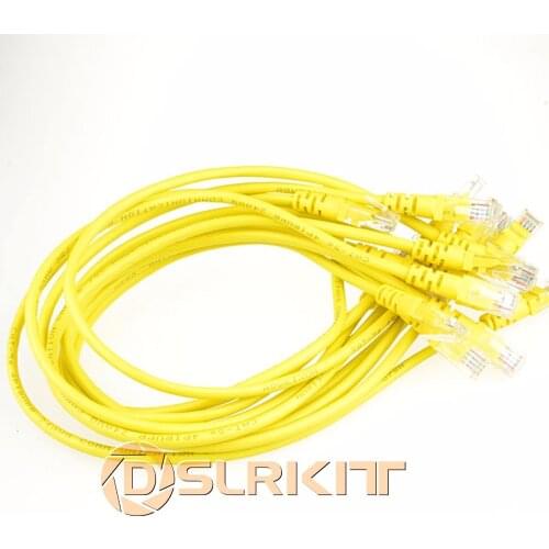 Lot 10 cables/ 16inch 42cm 568B CAT5E UTP Ethernet RJ45 Patch Cable Network Cable
