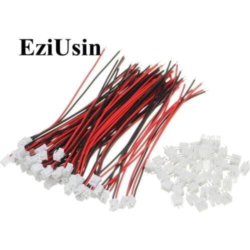 10Sets Micro Mini JST 2.0 PH Connector Male Female Plug Wires Cables Socket 100MM 200MM 26AWG 2/3/4/5/6/7/8/9/10/11/12 Pin