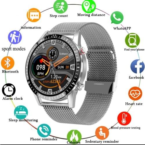 Smart Watch Heart Rate Blood Oxygen Bluetooth-compatible Phone Call Music Sport Tracker For Huawei Android Ios Phone Watch