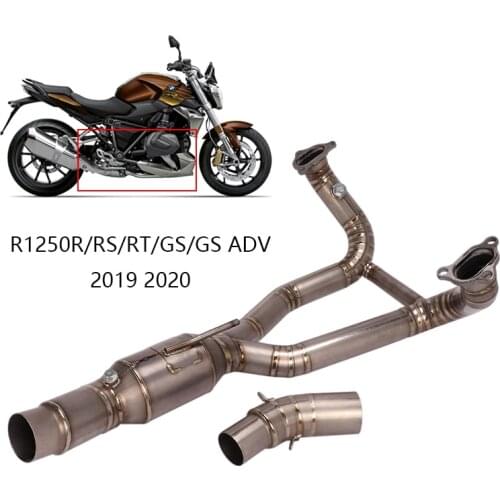 Titanium Alloy Exhaust System for BMW R1250R/RS/RT/GS R1250GS ADV 2019 2020 Motorcycle Exhaust Pipe Header Mid Pipe Slip On 51mm