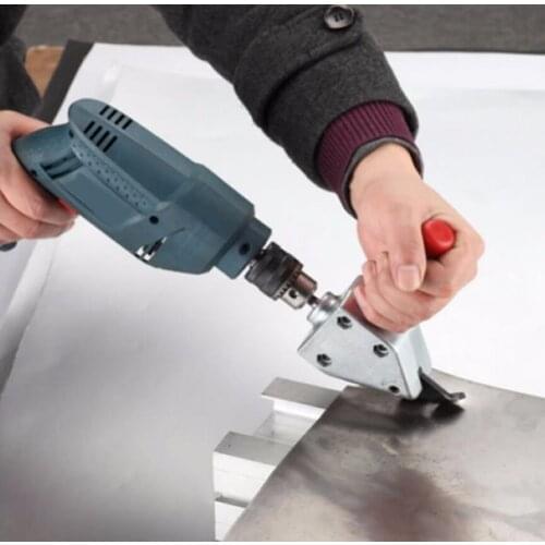 Milda New Metal Cut Nibble Metal Cutting Sheet Nibbler Saw Cutter Tool Drill Attachment Cutting Tool Power Tool Accessories