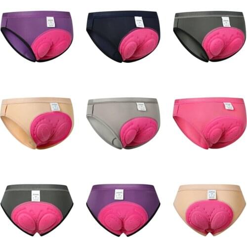 Tights Cycling Shorts Triangle Women Gel Padded Bicycle Underwear Shockproof Breathable Anti-sweat MTB Bike Base Layer Briefs