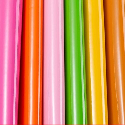 Mirror Soft Bag Leather Fabric Bright Surface PU Lacquer Leather Hard Leathe Waterproof Diy Hand Imitation Leather