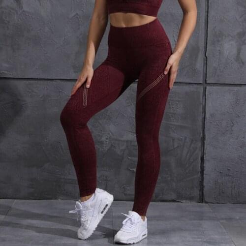 Women Washed Yoga Leggings Fitness Sportswear Seamless Gym Suits High Waist Workout Leggings Yoga Running Sports Leggings