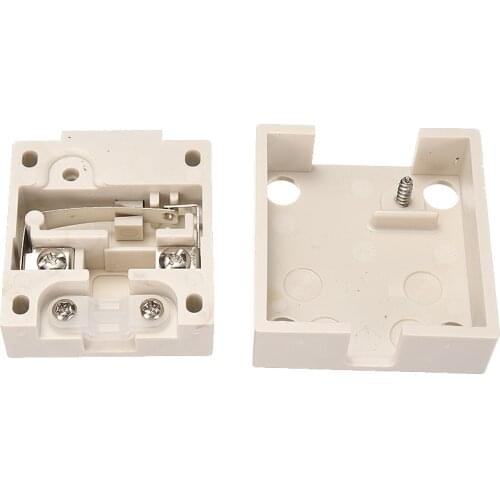 1pc New Push To Break Surface Mount Door Cupboard Wardrobe Light Switch 2A 250V For Home Furniture Micro Switch