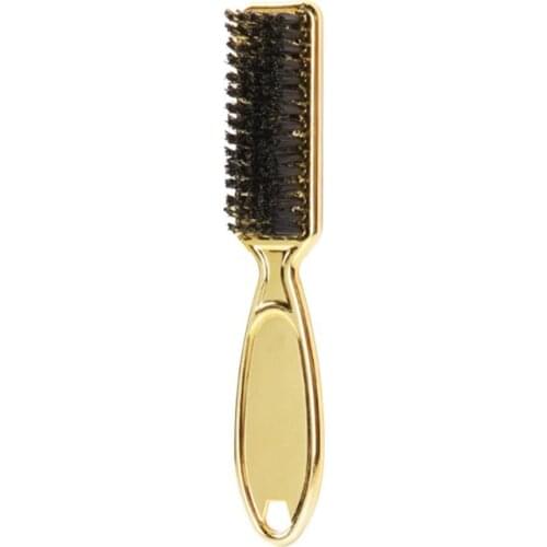 1PC Hairdresser Beard Shaving Comb Soft Dusting Clean Retro Oil Hair Barber Plating Brush Neck Broken Hair Sweep