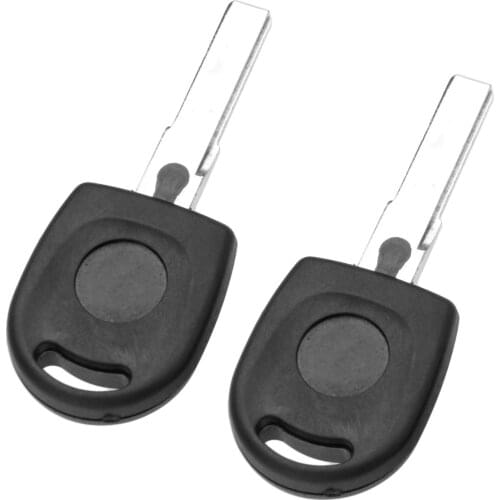 2Pcs Remote Car Key Blank Shell Transponder Key Case HU66/HAA With ID48 For Volkswagen Beetle Bora Fox Golf Passat Polo Quantum