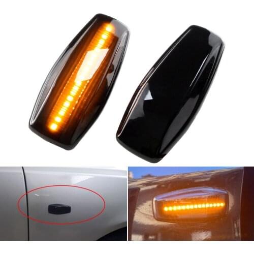 2X For Hyundai Elantra Getz Sonata XG Terracan Tucson LED Dynamic Turn Light Side Fender Marker Sequential Indicator Blinker
