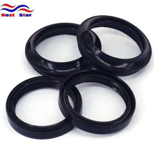 46*58*9.5/11.5 Motorcycle Front Fork Damper Dust cover Oil Seals Set Kit Shock Absorber Part For KAWASAKI KX125 KX250 KX500