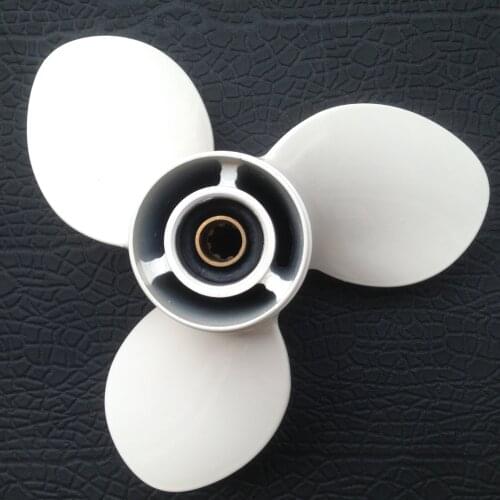 9 1/4x10 for BRP 9.9HP 15hp propellers 8 tooth spine aluminum propellers outboard boat accessories marine propeller