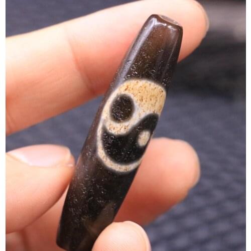 AAA Unique Pattern Energy Tibetan Old Agate Harmonious Yin Yang Fish dZi Bead Amulet LKbrother Sauces Top Quality Garrantee