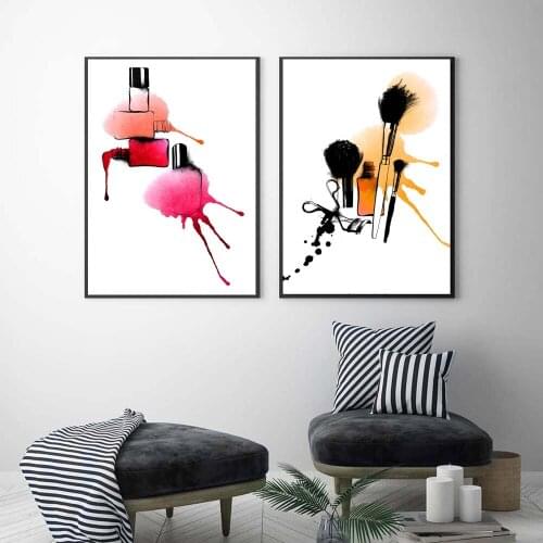 Abstract Faucet Canvas Poster Watercolor Wall Art Print Plant Nordic Style Painting Decoration Picture Room Home Decor No Frame