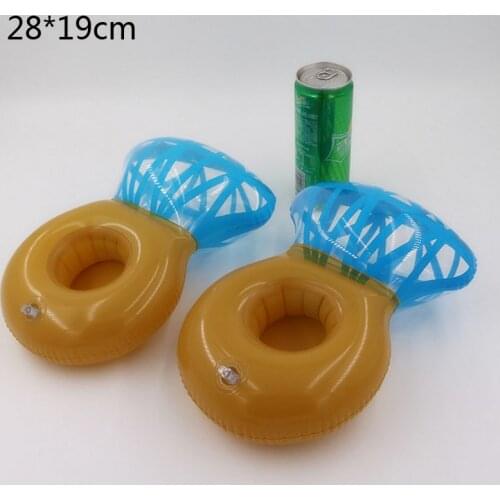 Pool Party drink floats Inflatable cup holder Diamonds inflatable Cup water coasters floating drink cup holder Bathing pool Toy