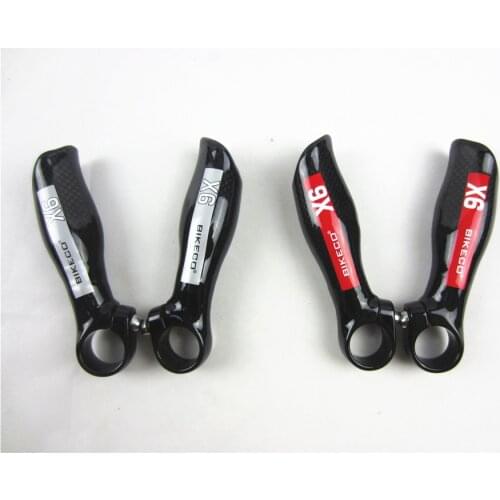 Free Shipping 1 Pair Glossy Cycling Mountain Bicycle MTB Bike Full Carbon Fiber Handlebar Bar